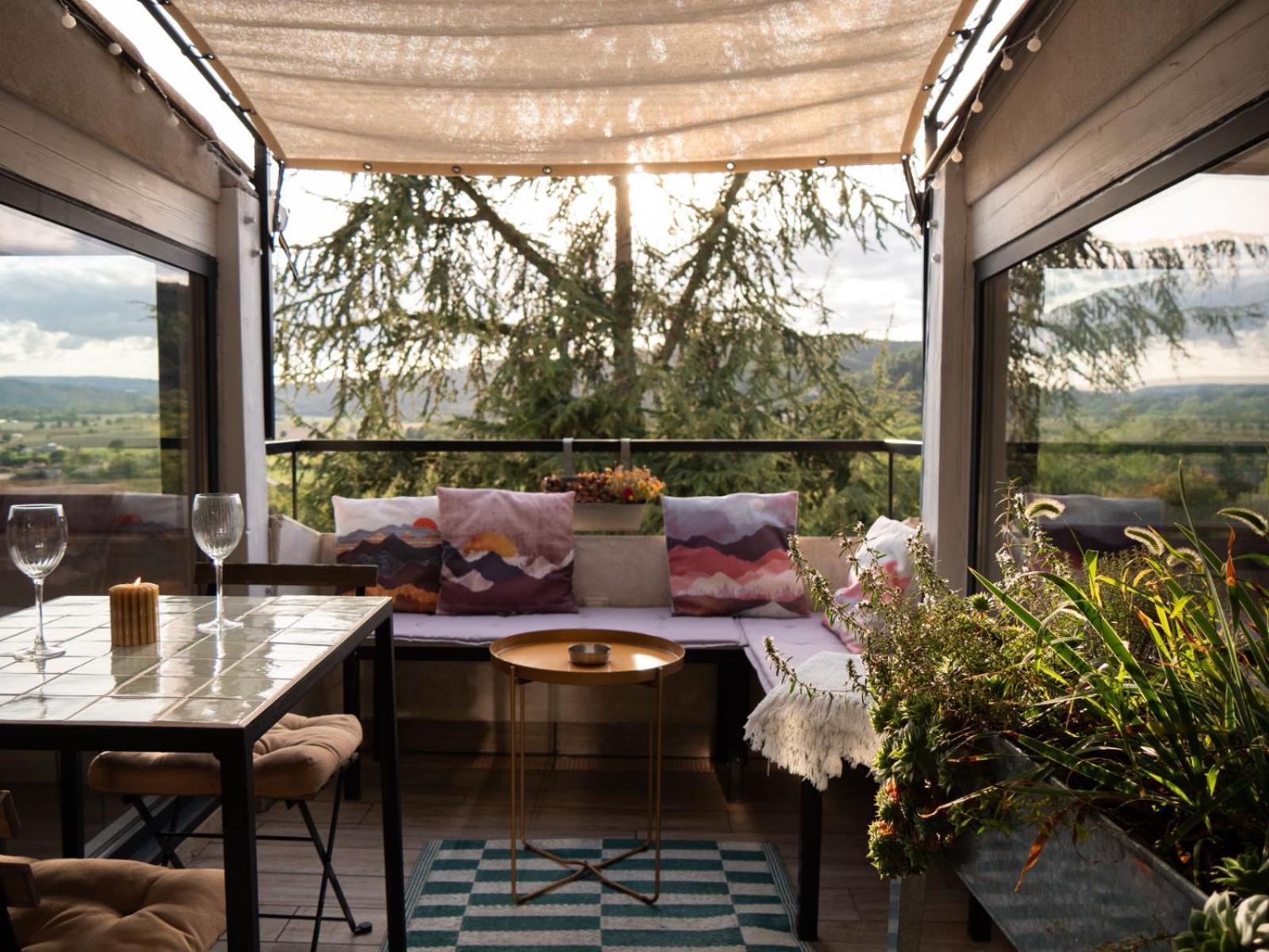 Appartement Sur Les Toits, Tres Jolie Vue Provence Greoux-les-Bains Bagian luar foto